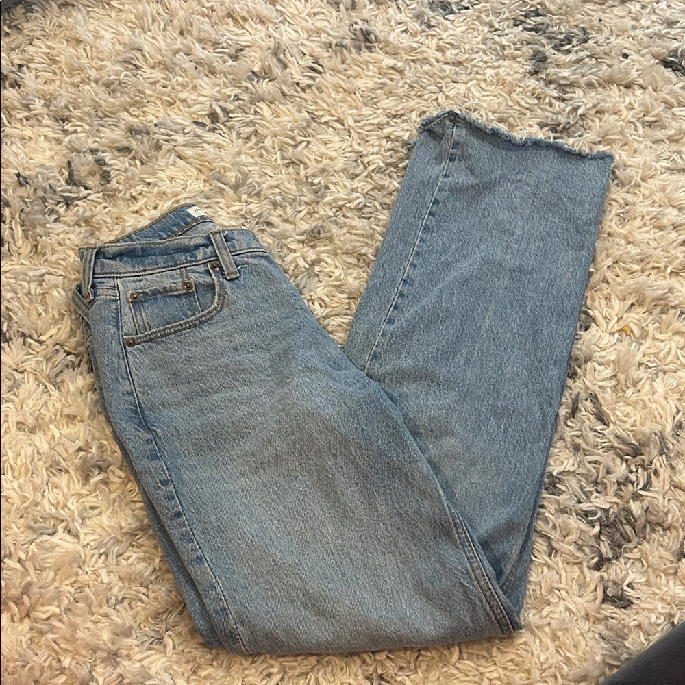 Abercrombie & Fitch Light Blue “the baggy low rise” jeans. Great condition